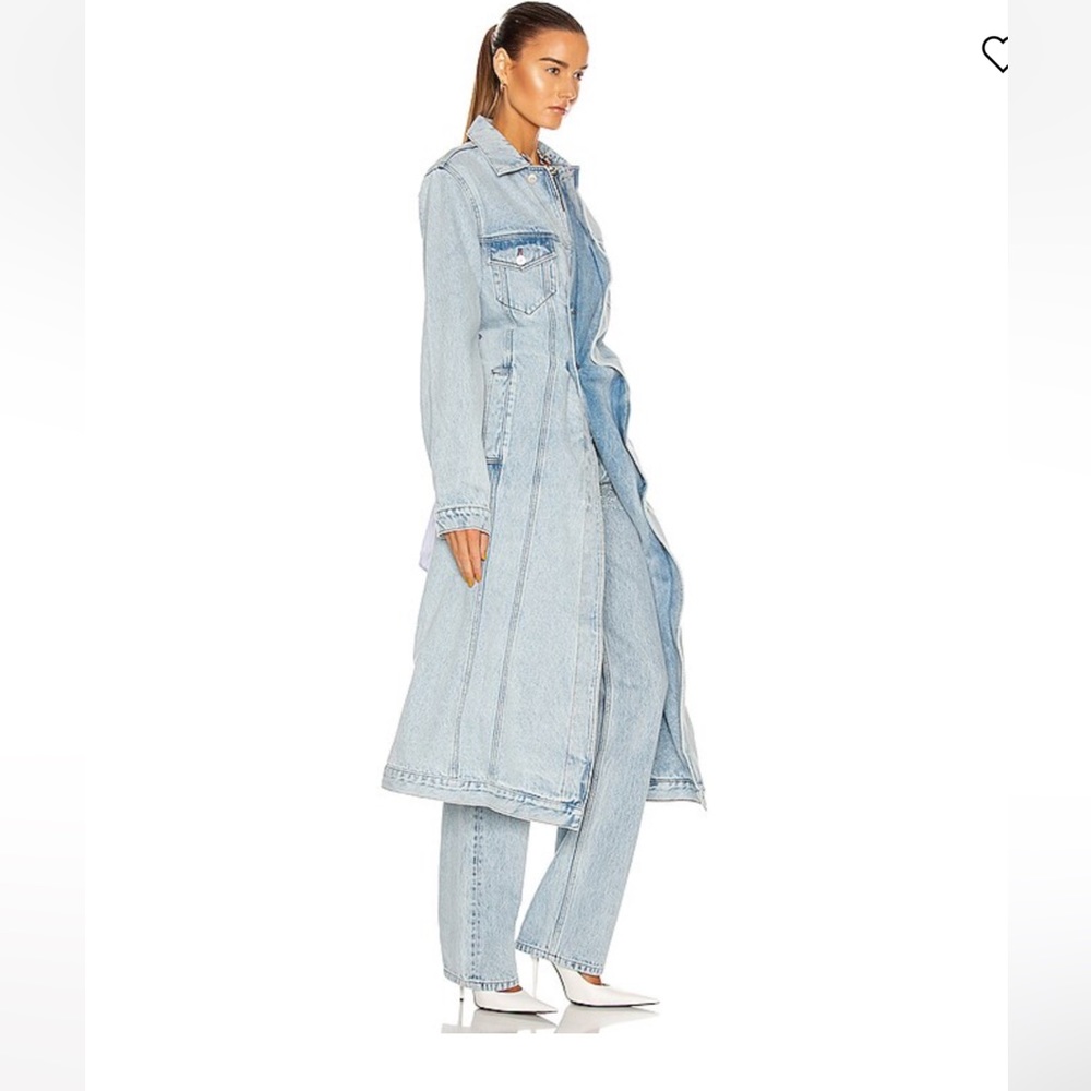 Y/Project Pulled Lining Denim Coat - image 4